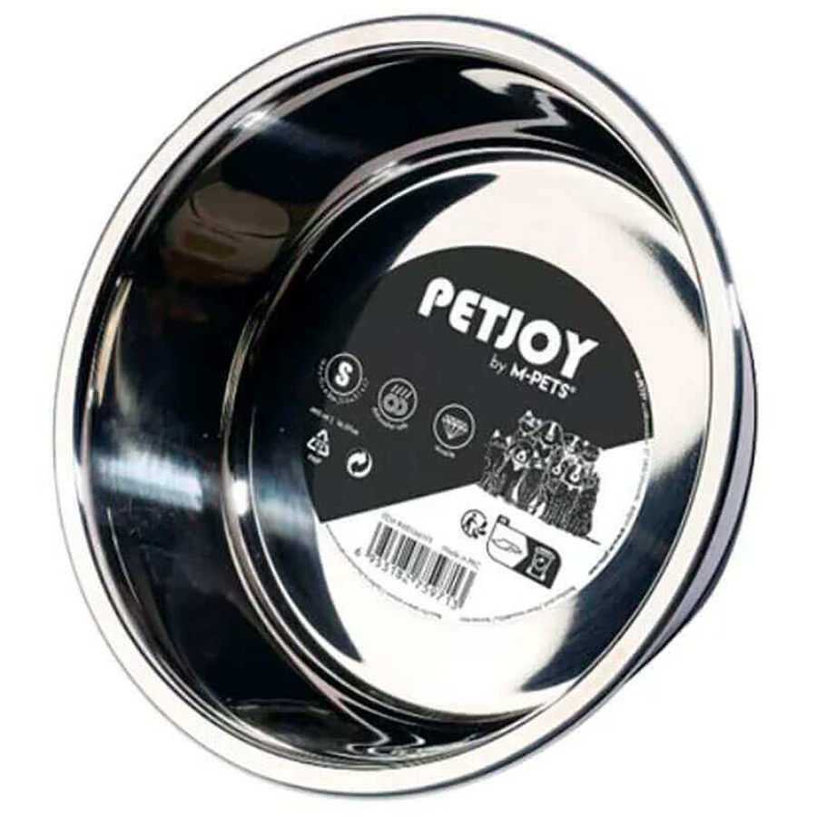 M-Pets PETJOY CatFamily Stainless Bowl - Металева миска для котів; S (490 мл): ціни та характеристики