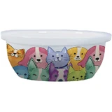 M-Pets PETJOY FeedMeWow Bowl PetFamily - Миска глубокая разноцветная для животных; 300 мл (Разноцветный)