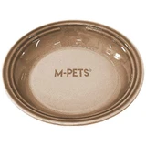M-Pets PETJOY Flatty Ceramic Bowl - Керамическая миска для животных; 250 мл (Коричневый)