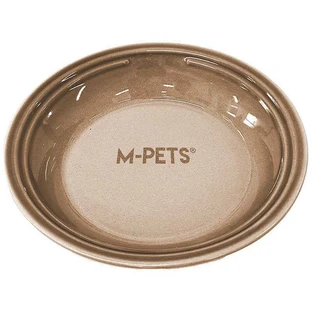 M-Pets PETJOY Flatty Ceramic Bowl - Керамическая миска для животных; 250 мл (Коричневый)