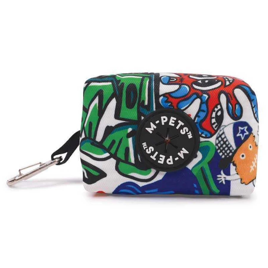 M-Pets Urban Style Freestyle Waste Bag - Сумка-диспенсер для пакетов для уборки за собакой; 9х4,5х3 см (Разноцветный): цены и характеристики