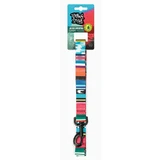 M-Pets Urban Style Jazz Stripes Leash Dog - Повідець з принтом смужки для малих, середніх і великих порід собак; 2,5х120 см (Різнокольоровий)