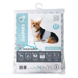 M-Pets Washable Diapers Male Dog - Підгузки гігієнічні багаторазові для кобелів; L / 40,6-50,8 см