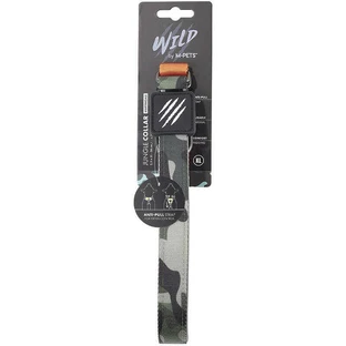 M-Pets Wild Jungle Collar Dog - Ошейник с принтом джунгли для маленьких, средних и крупных пород собак; XL/2,5x51-58 см