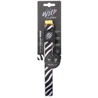M-Pets Wild Safari Collar Dog - Ошейник с принтом сафари для маленьких, средних и крупных пород собак; L/2x41-50 см
