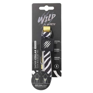 M-Pets Wild Safari Collar Dog - Нашийник з принтом сафарі для маленьких, середніх і великих порід собак; S/1,5x22-30 см