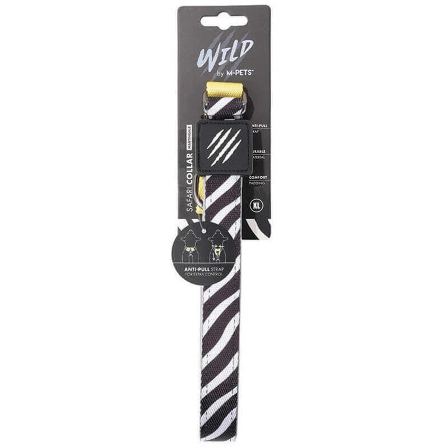 M-Pets Wild Safari Collar Dog - Нашийник з принтом сафарі для маленьких, середніх і великих порід собак; XL/2,5x51-58 см: ціни та характеристики