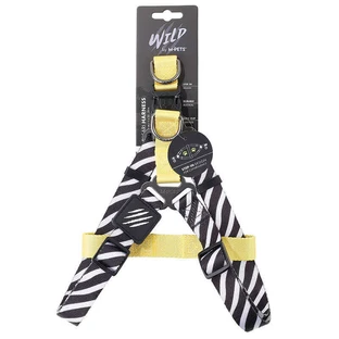 M-Pets Wild Safari Harness Dog - Шлея з принтом сафарі та фастексом для маленьких, середніх і великих порід собак; L/2,5x56-84 см