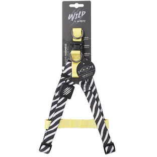 M-Pets Wild Safari Harness Dog - Шлея с принтом сафари и фастексом для маленьких, средних и крупных пород собак; M/2x46-70 см