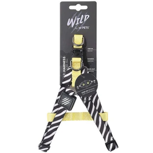 M-Pets Wild Safari Harness Dog - Шлея з принтом сафарі та фастексом для маленьких, середніх і великих порід собак; S/1,5x34-50 см