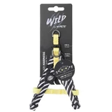M-Pets Wild Safari Harness Dog - Шлея з принтом сафарі та фастексом для маленьких, середніх і великих порід собак; XS/1x25-35 см