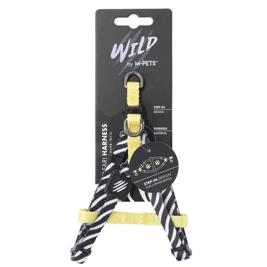 M-Pets Wild Safari Harness Dog - Шлея з принтом сафарі та фастексом для маленьких, середніх і великих порід собак; XS/1x25-35 см: ціни та характеристики