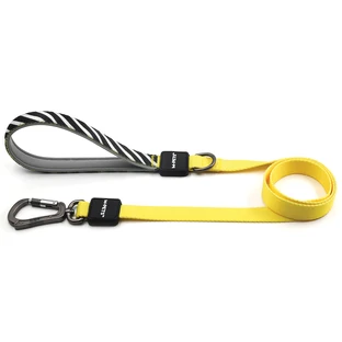 M-Pets Wild Safari Regular Leash Dog - Поводок с принтом сафари для средних и крупных пород собак; L-XL (2х120 см) (Желтый)