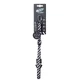 M-Pets Wild Safari Travel Leash Dog - Регулируемый поводок с принтом сафари для маленьких и средних пород собак; S-M (1,5x69-102 см) (Черный / Белый)