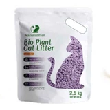 Naturalitter (Натуралиттер) Bio Plant Cat Litter Lavender - Наполнитель соевый комкующийся для кошачьего туалета с ароматом лаванды; 6 л / 2,5 кг
