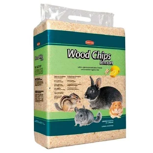 Padovan (Падован) Wood Сhips lemon - Наполнитель для клеток грызунов с ароматом лимона; 4 кг