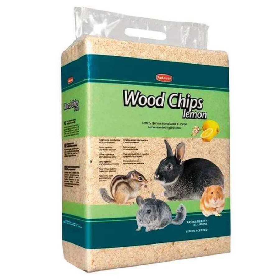 Padovan (Падован) Wood Сhips lemon - Наполнитель для клеток грызунов с ароматом лимона; 4 кг: цены и характеристики