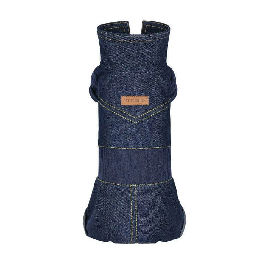Pet Fashion (Пет Фешн) Jeans - Комбінезон для собак (темно-синій); M (34-36 см): ціни та характеристики