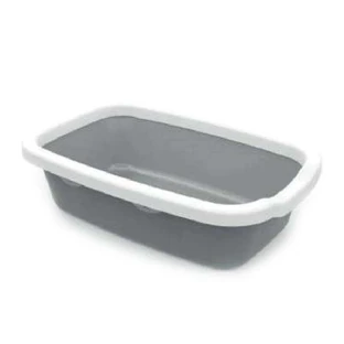 Petmax (Петмакс) Cat Toilet Pop Up Square – Открытый прямоугольный лоток для кошачьего туалета; 58,5х38,5х16 см (Зеленый)