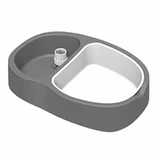 Petmax (Петмакс) Dispenser Stella plus - Диспенсер-поилка Стелла для собак небольшого размера и котов; 0,5 л+0,75 л