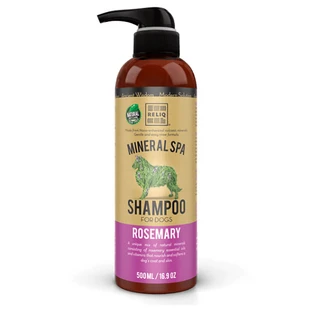 Reliq (Релік) Mineral Rosemary Shampoo - Шампунь з маслом розмарину для відновлення і зволоження шерсті собак і котів; 500 мл