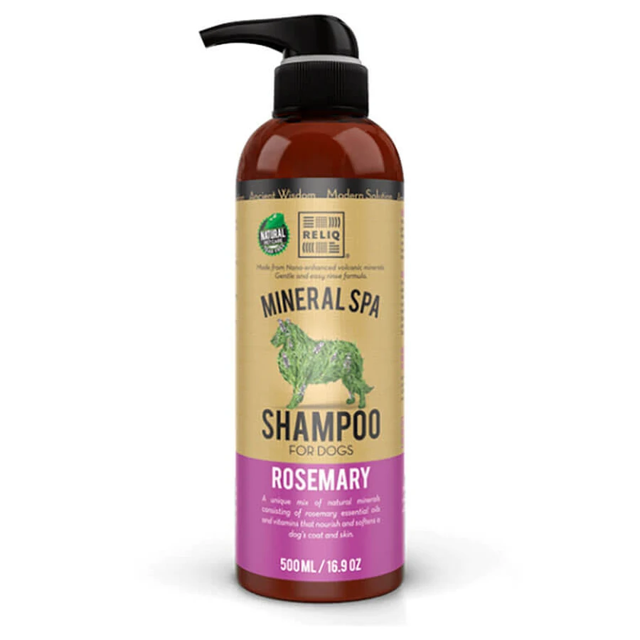 Reliq (Релик) Mineral Rosemary Shampoo - Шампунь с маслом розмарина для восстановления и увлажнения шерсти собак и котов; 500 мл: цены и характеристики