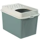 Rotho MyPet (Рото МайПет) Cat Toilet Berty ECO – Закрытый туалет для котов с верхним входом; 57х39х40 см (Зеленый)