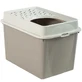Rotho MyPet (Рото МайПет) Cat Toilet Berty ECO – Закрытый туалет для котов с верхним входом; 57х39х40 см (Капучино)