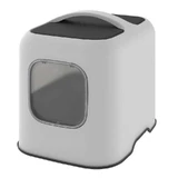 Rotho MyPet (Рото МайПет) Cat Toilet Biala ECO – Закритий туалет для котів з фільтром та совком у комплекті; 51х38.5х44 см (Білий)