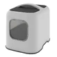 Rotho MyPet (Рото МайПет) Cat Toilet Biala ECO – Закритий туалет для котів з фільтром та совком у комплекті; 51х38.5х44 см (Білий)