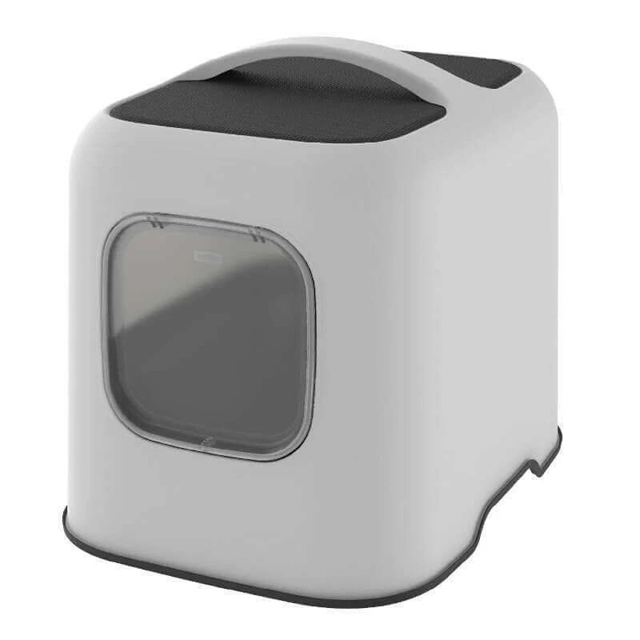 Rotho MyPet (Рото МайПет) Cat Toilet Biala ECO – Закритий туалет для котів з фільтром та совком у комплекті; 51х38.5х44 см (Білий): ціни та характеристики