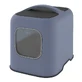 Rotho MyPet (Рото МайПет) Cat Toilet Biala ECO – Закрытый туалет для котов с фильтром и совком в комплекте; 51х38.5х44 см (Синий)
