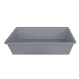 Stefanplast (Стефанпласт) Litter Tray - Туалет відкритий для котів; 50x35x12 см (Сірий)