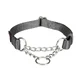 Trixie (Трикси) Premium Stop-the-pull Collar – Ошейник для собак с металлической цепочкой; S-M (Графитовый)