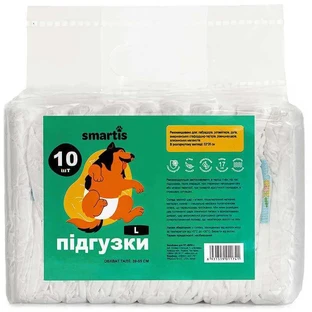 Smartis - Подгузники для собак (сук); L (53х26 см)