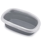 Stefanplast (Стефанпласт) Sprint 20 - Туалет для котів з високими бортами; 58х39х17 см (Сірий)