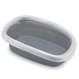 Stefanplast (Стефанпласт) Sprint 20 - Туалет для котов с высокими бортами; 58х39х17 см (Серый)