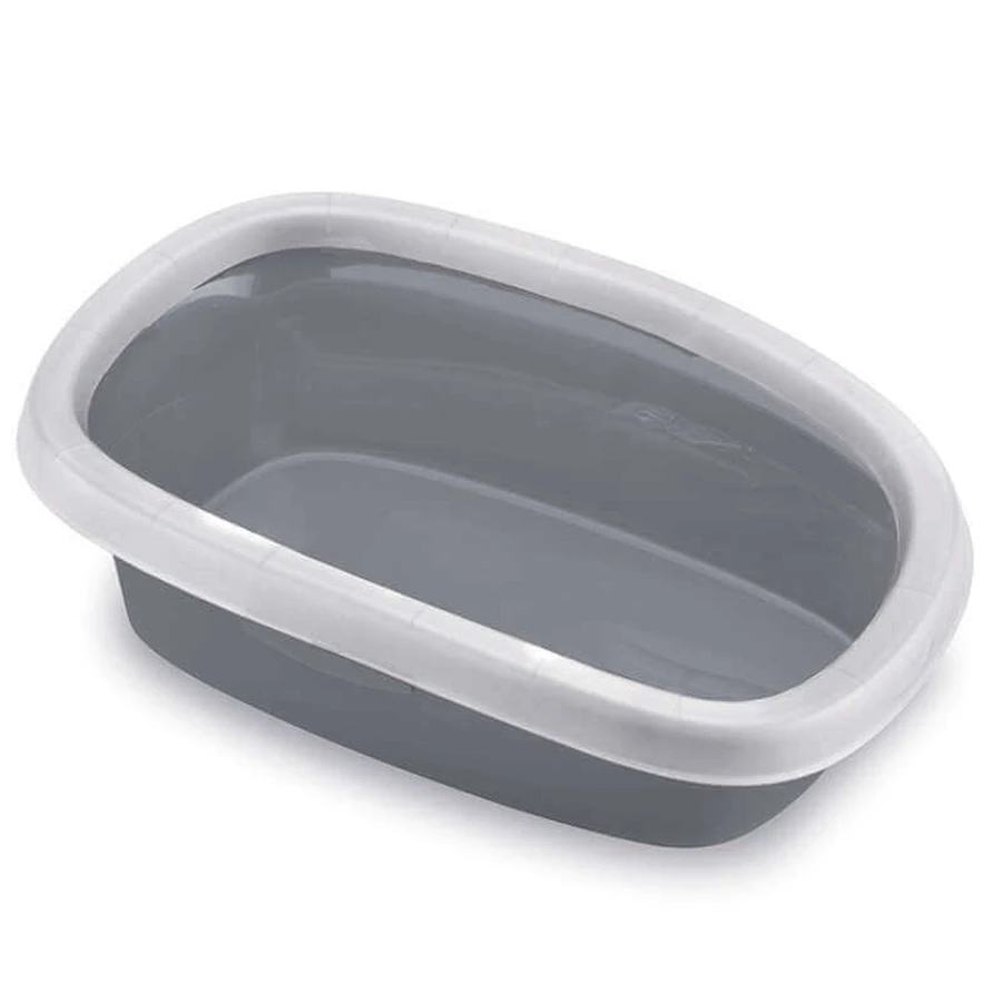 Stefanplast (Стефанпласт) Sprint 20 - Туалет для котов с высокими бортами; 58х39х17 см (Серый): цены и характеристики
