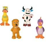Trixie (Трикси) Dog Toys Assortment Animals - Набор игрушек латексных для собак; 4х11 см (Цвета в ассортименте)