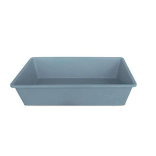Stefanplast (Стефанпласт) Litter Tray - Туалет открытый для котов; 40x30x10 см (Сине-стальной)