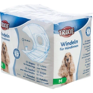 Trixie (Трикси) Diapers for Female Dogs - Подгузники гигиенические для собак женского пола; M / 32-48 см