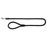 Trixie (Трикси) Cavo Leash - Поводок нейлоновый для собак; 1,2х100 см (Черный)