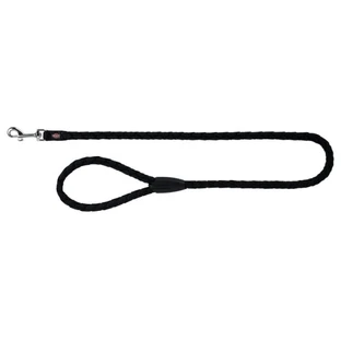 Trixie (Трикси) Cavo Leash - Поводок нейлоновый для собак; 1,2х100 см (Черный)