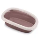 Stefanplast (Стефанпласт) Sprint 20 - Туалет для котов с высокими бортами; 58х39х17 см (Коричнево-розовый)