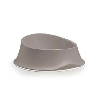 Stefanplast (Стефанпласт) Chic Bowl - Миска пластиковая для собак и котов с противоскользящим ободком; 650 мл (Бежевый)
