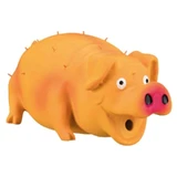 Trixie (Трикси) Bristle Pig - Игрушка Свинка со щетиной для собак, с пищалкой; 21 см (Цвета в ассортименте)
