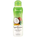 TropiClean (Тропіклін) Gentle Coconut Pet - Гіпоалергенний шампунь з ароматом ніжного кокоса для кошенят і цуценят; 355 мл