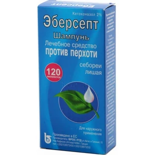 Еберсепт шампунь 2 % фл. 60 мл