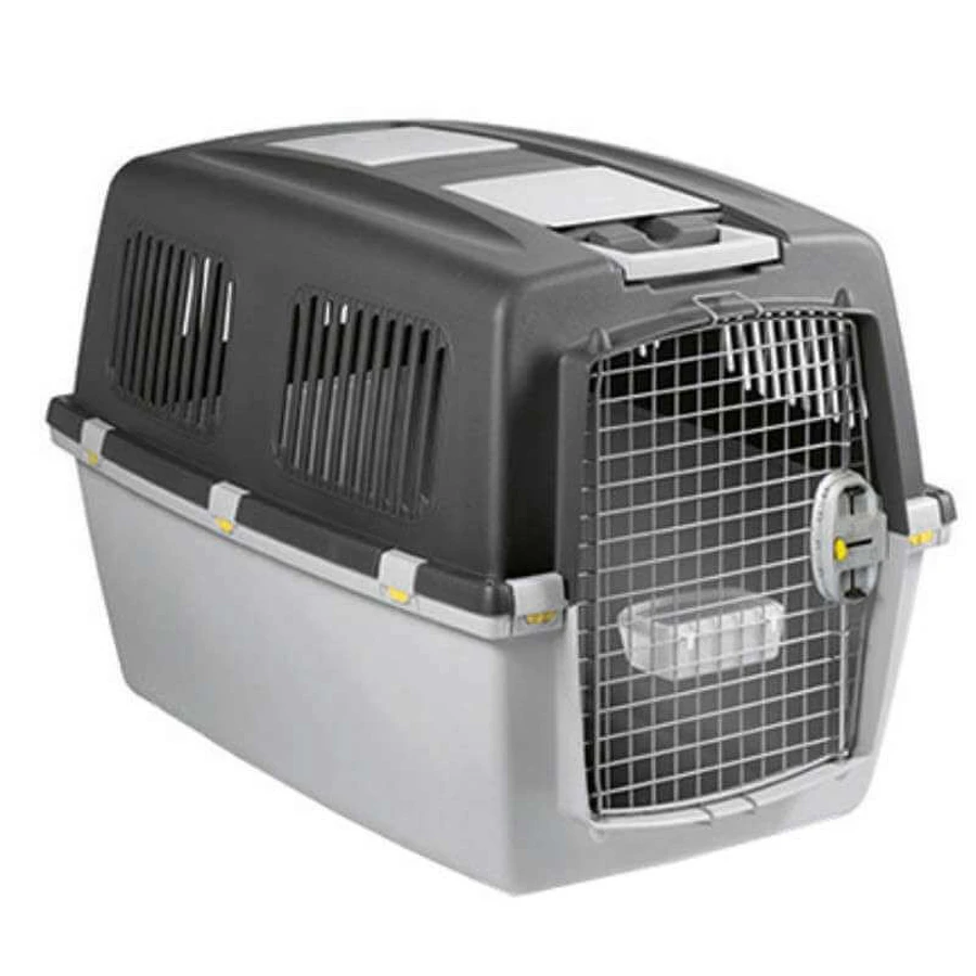 Stefanplast (Стефанпласт) Gulliver 6 IATA with metal door - Переноска для животных до 40 кг с металлической дверью; 92х64х66 см (Серый): цены и характеристики