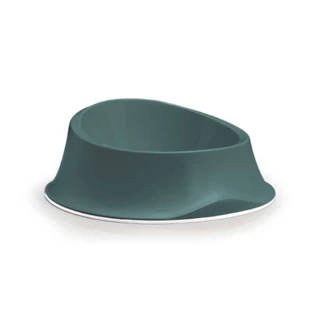 Stefanplast (Стефанпласт) Chic Bowl - Миска пластиковая для собак и котов с противоскользящим ободком; 350 мл (Изумруд)